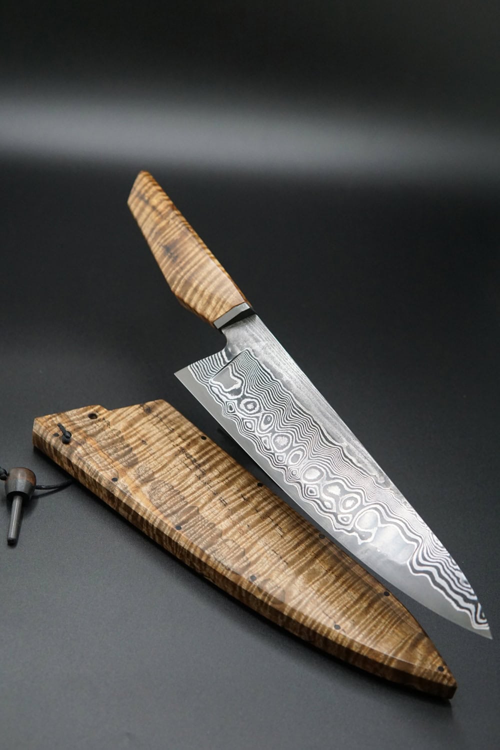 Apex ultra damascus clad gyuto 1